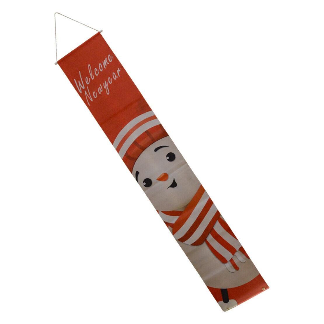 2 Pair Merry Christmas Santa Claus Wall Hanging Banner Flag Xmas Party Porch