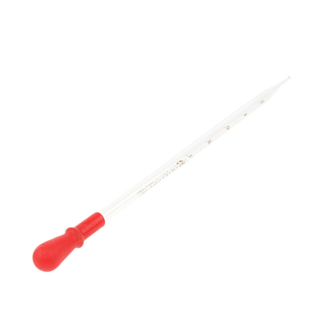 5 Pcs 1ML Glass Graduated Dropper Dropping Pipettes Pipet Fluid And Liquid