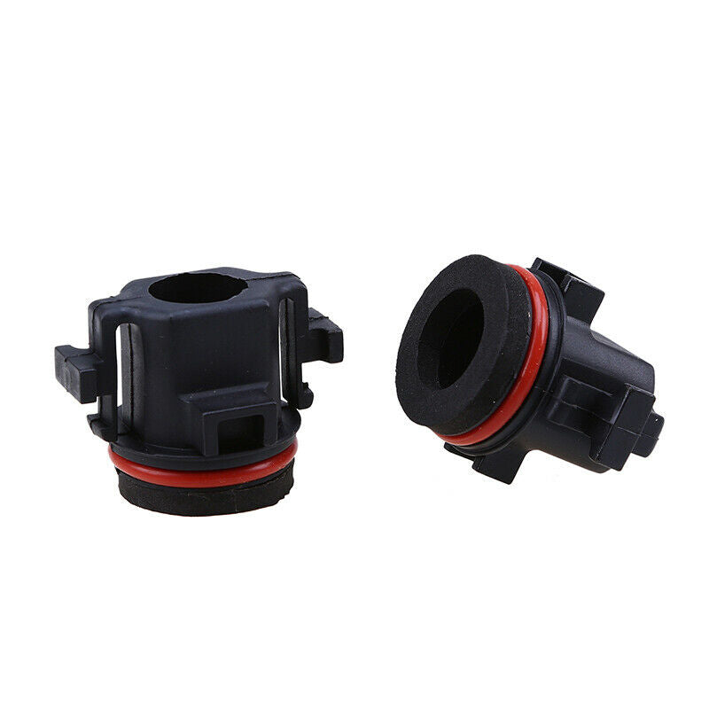2x Black HID H7 LED Headlight Bulb Holder Adapter Retainer ABS For BMW  5 Series