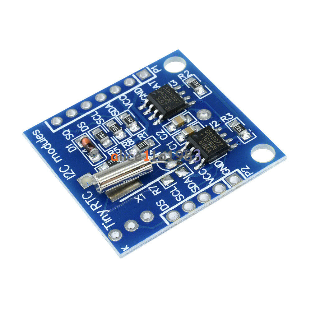 2PCS Arduino I2C RTC DS1307 AT24C32 Real Time Clock Module For AVR ARM PIC SMD