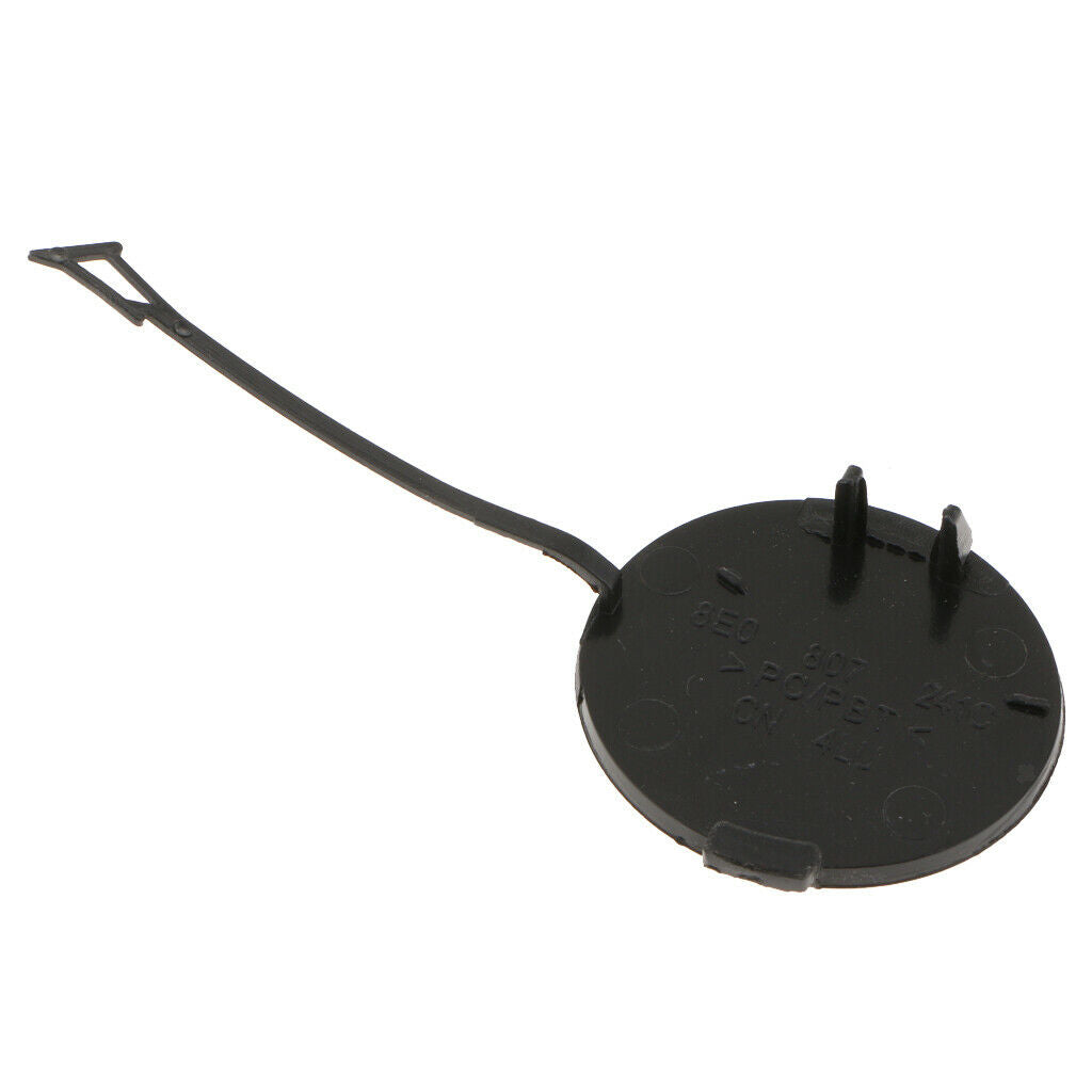 Towing Hook Eye Cover Earmuffs Black For Car Black For Audi A4 B8 2005-2008