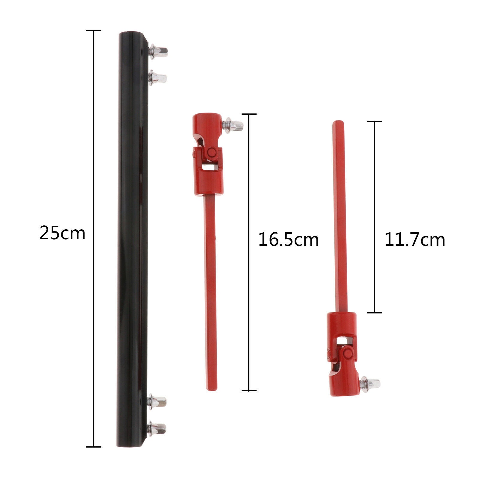 Heavy Duty Steel Double Drum Drive Shaft Connecting Bar Linkage Rod Accs