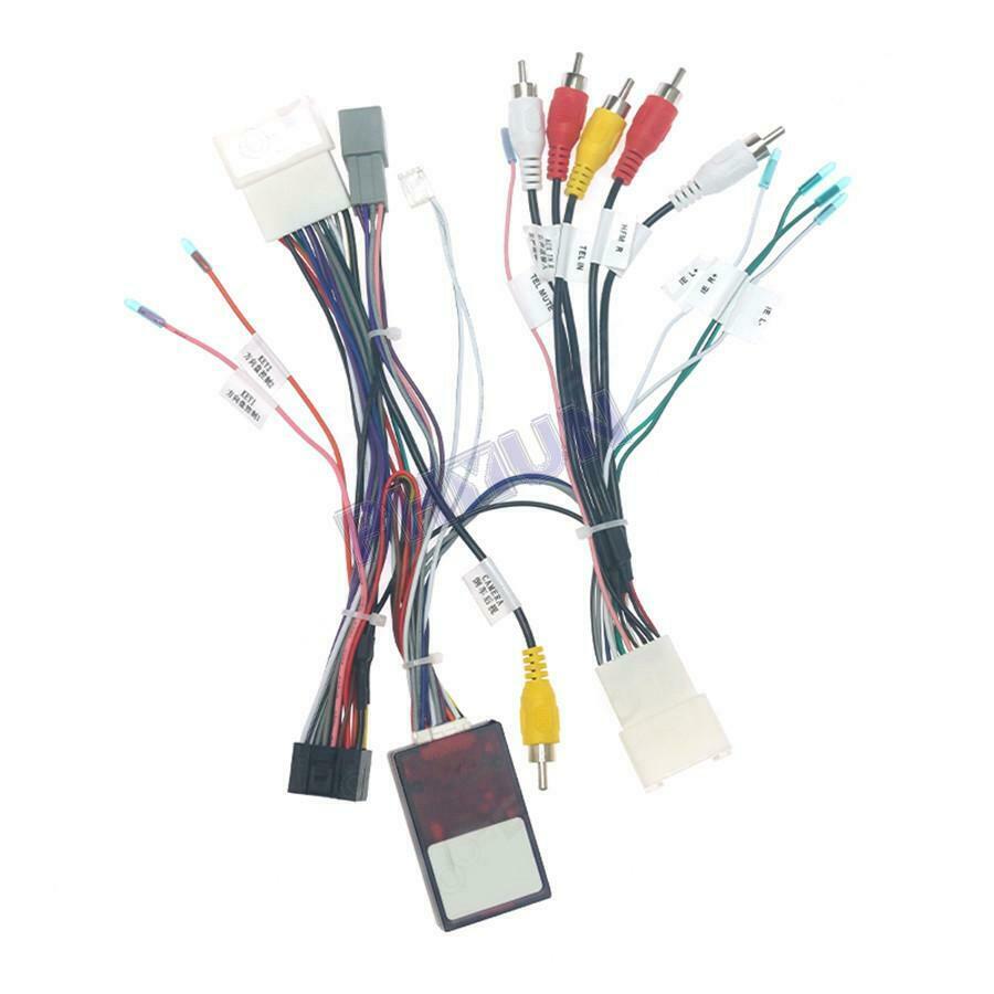 For 2018-2020 Mitsubishi Pajero 16Pin Audio Wiring Harness w/ Canbus Box Adapter