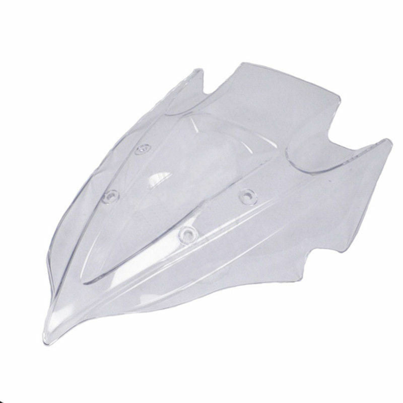 Clear Double Bubble Windshield Windscreen for Kawasaki Z250 Z300 ER300 2013-2016