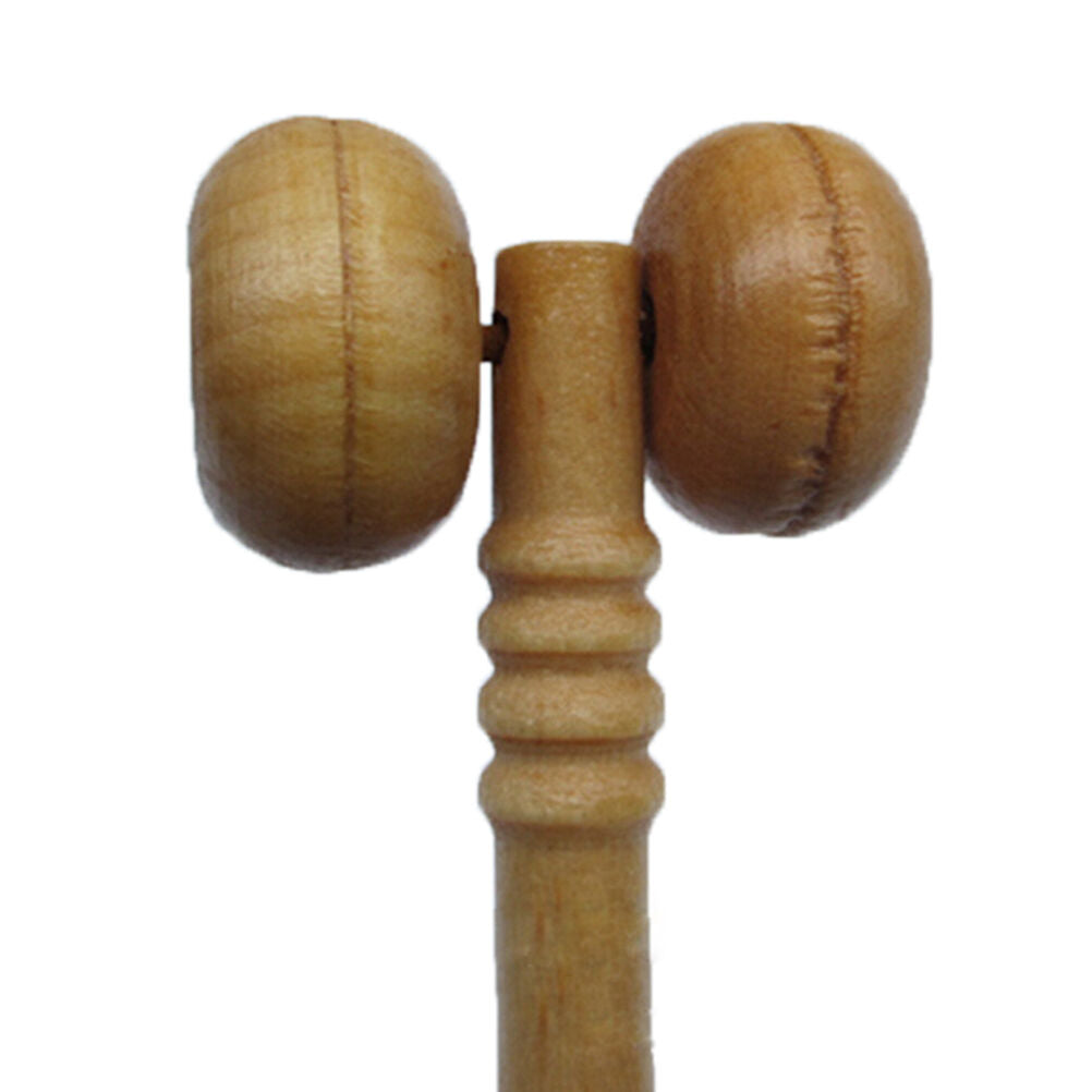 2x Wooden Roller Health Massager Reflexology Face Body Stress Relief Relax.l8