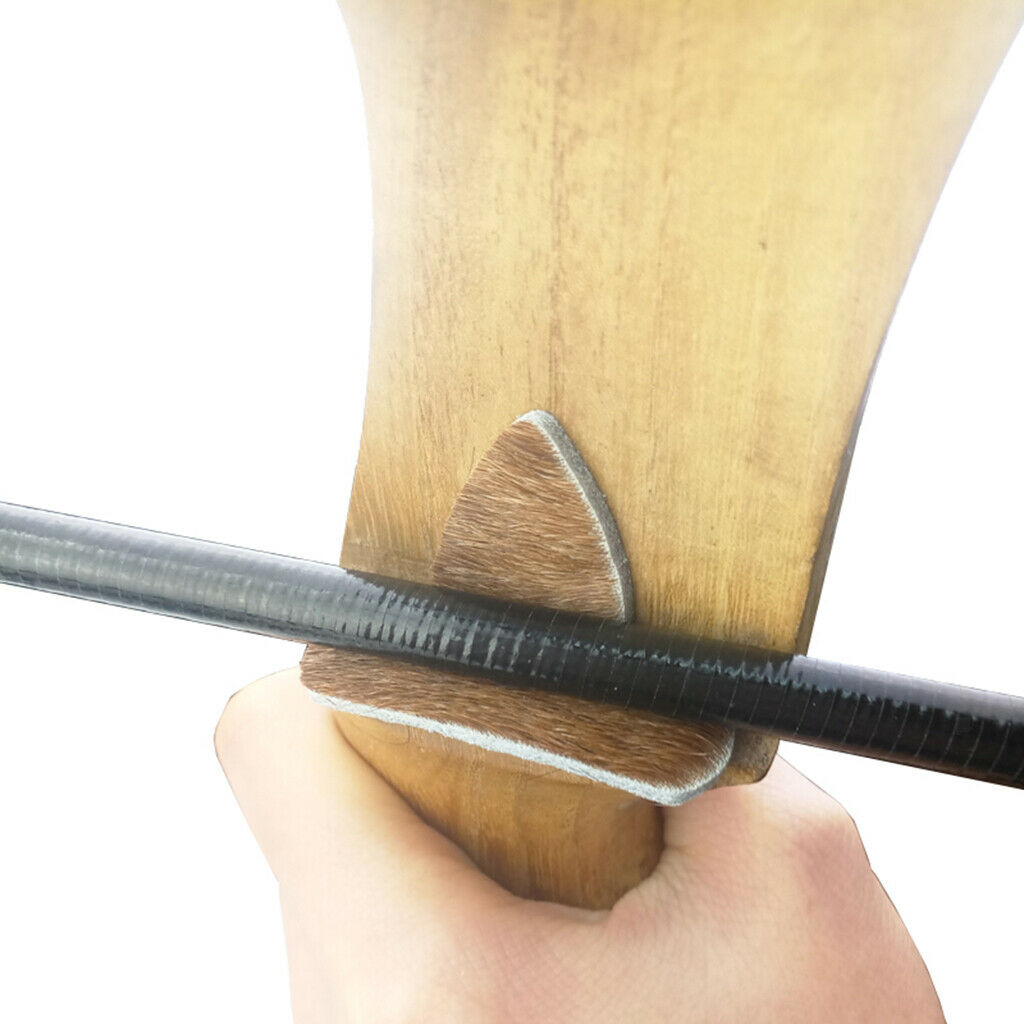 Leather Arrow Rest Adhesive Shelf+Plate Silent Plate for Archery Longbow