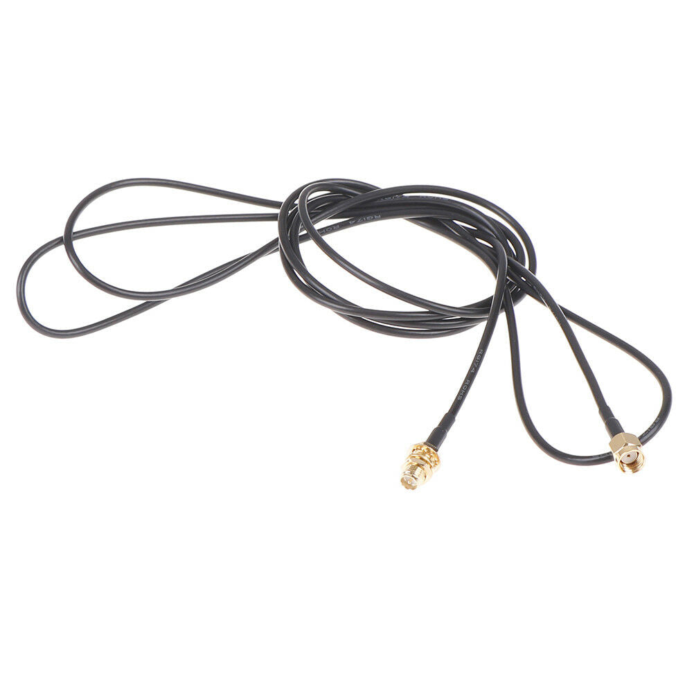 1PC 2m WiFi router antenna extension cable cord RG174 RP-SMA male to femal.l8