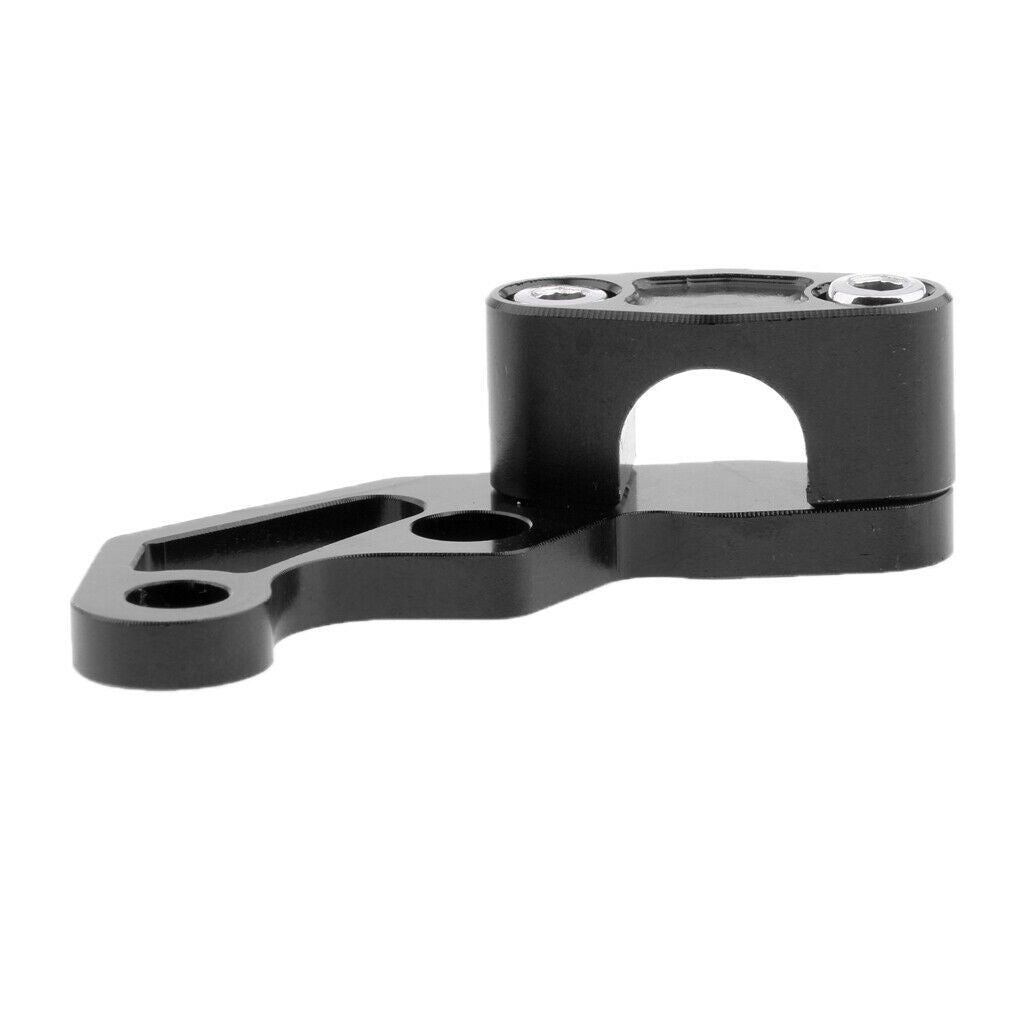 Motorcycle Motorbike Oil Pipe Cable Line Tube Hose Clamp Clip Blue+Black