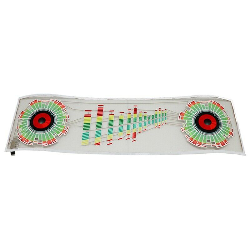 Car Windshield LED Sound Activated Equalizer Neon EL Light Music Rhythm Flash D5