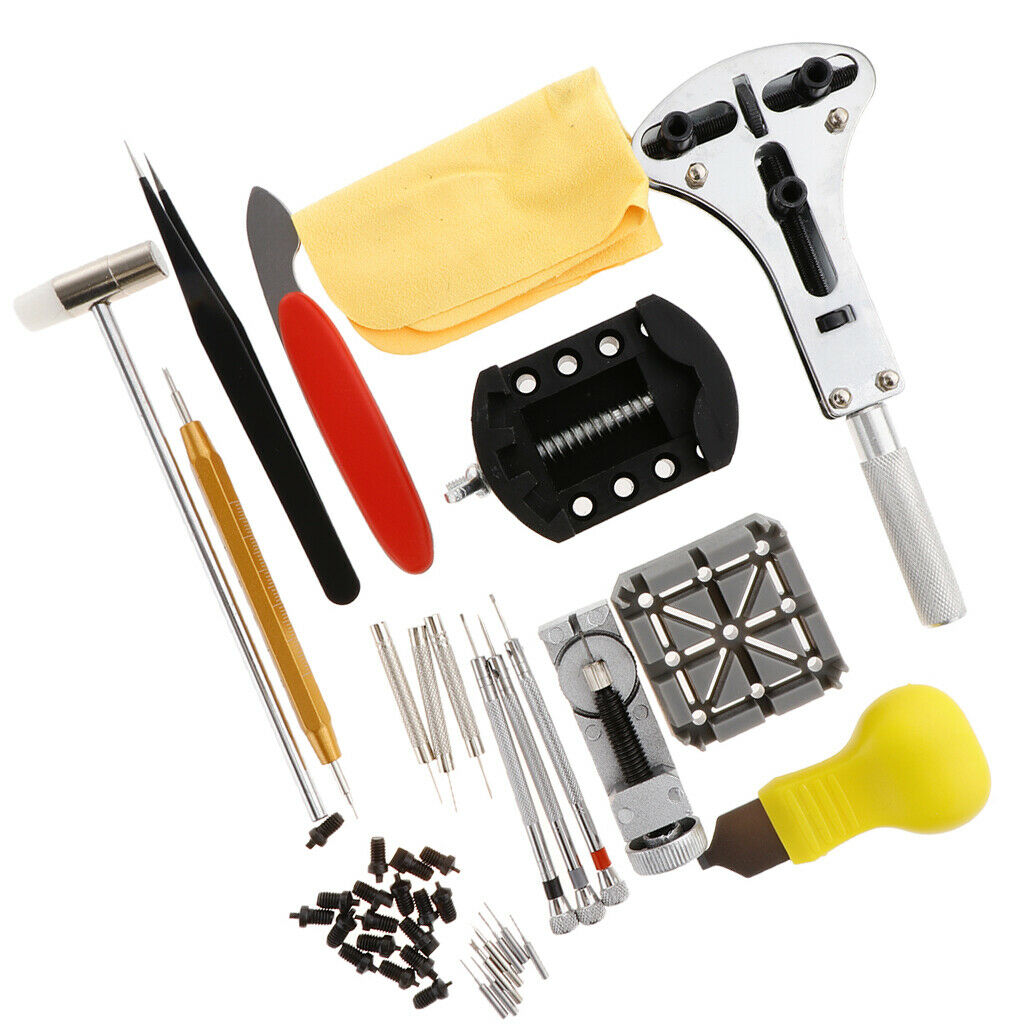 39pcs Watch Repair Tool Kit Band Strap Link Remover Back Opener Screwdriver