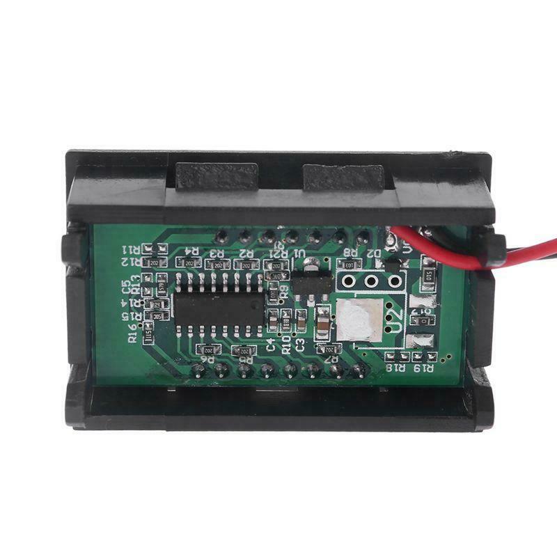 12V Car Lead Acid Battery Capacity Indicator Voltmeter Power Tester with Switch
