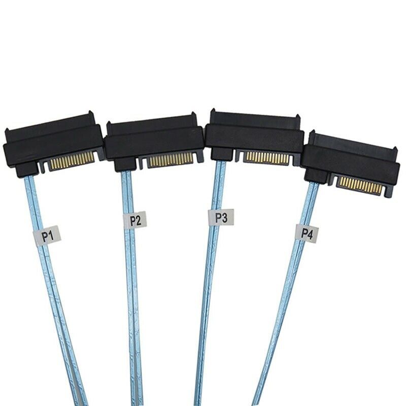Mini SATA Power Cable SAS36P SFF-8087 to SFF-8482 SAS29+15P Connector Cable 4 S8