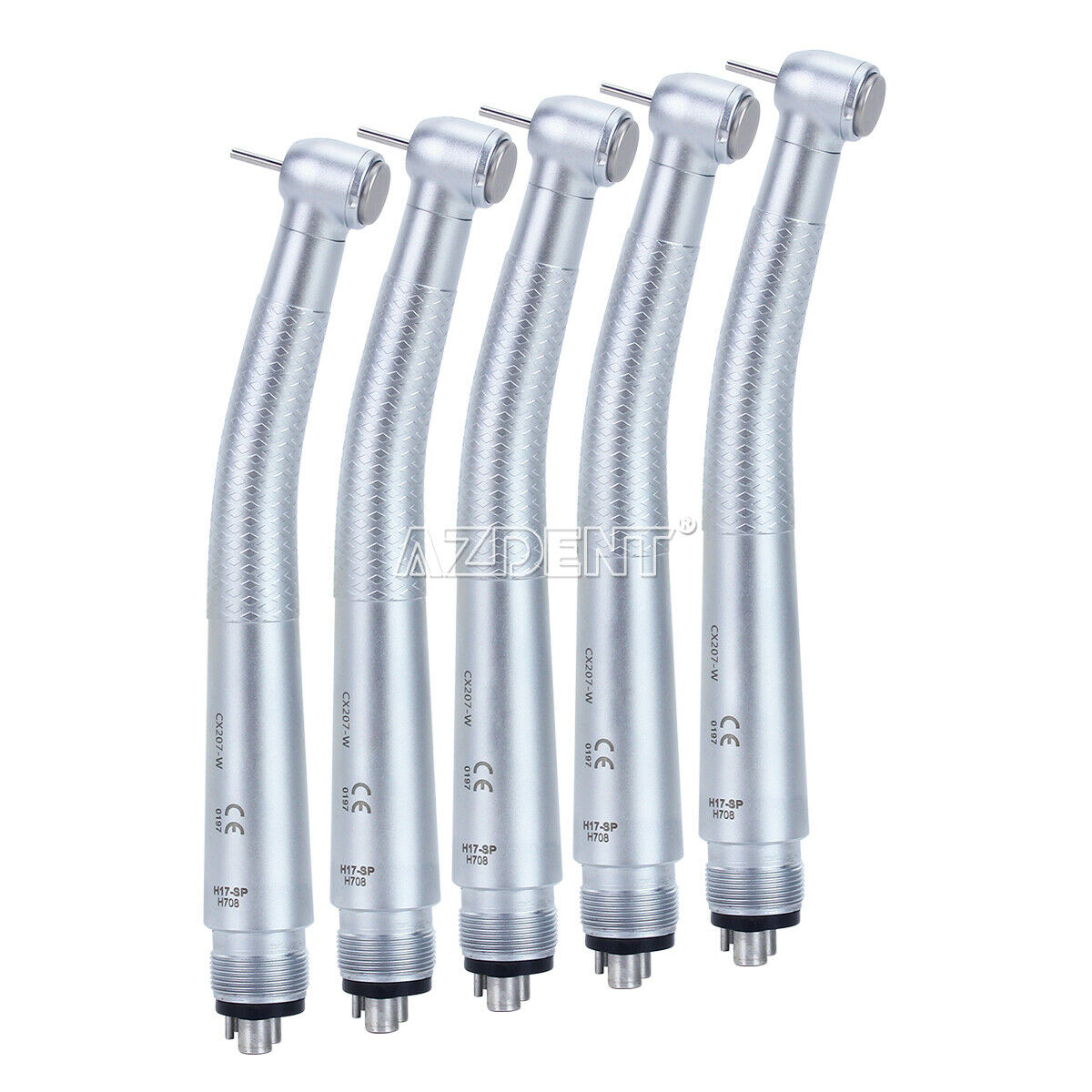 Dental COXO 4 Holes High Speed Standard Push Button 3 Water Spray Handpiece