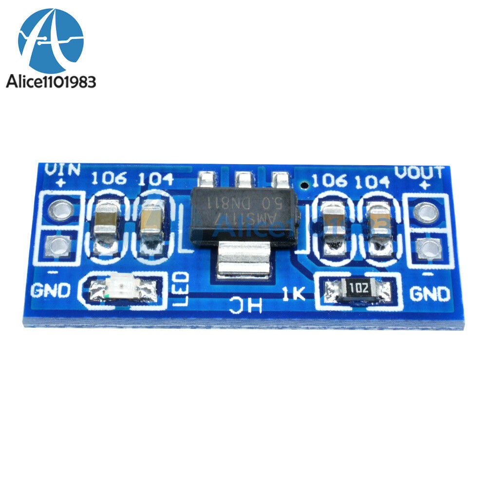 10PCS 6.0V-12V to 5V AMS1117-5.0V Power Supply Module AMS1117-5.0