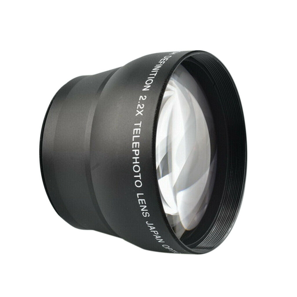 58mm telephoto lens 2.2X lens magnification autofocus long distance lens