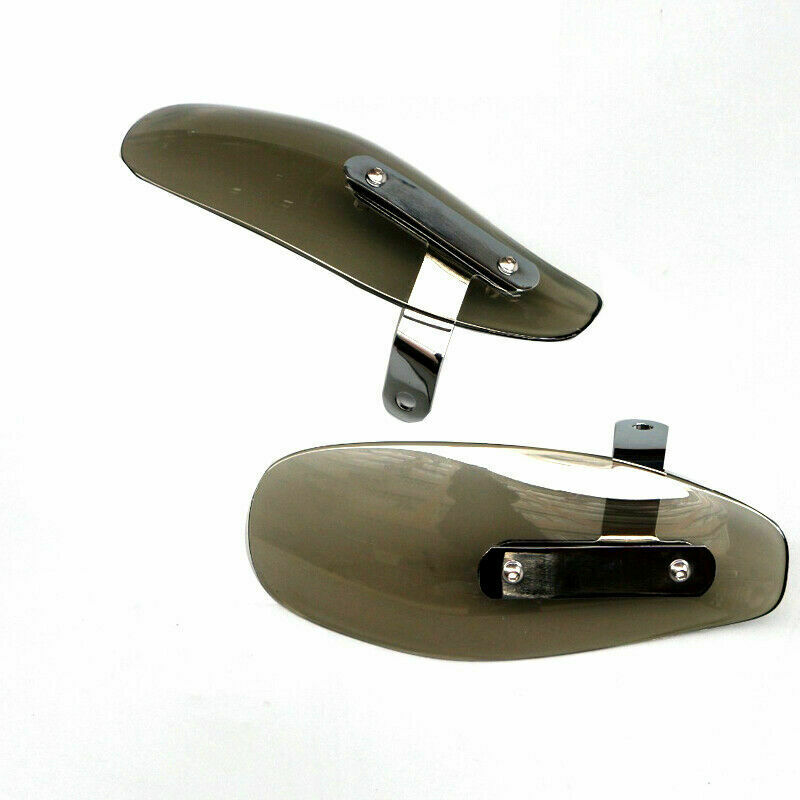 Universal Motorcycle Wind Deflector Handle Mirror Thread Hand Guard Protector 2x
