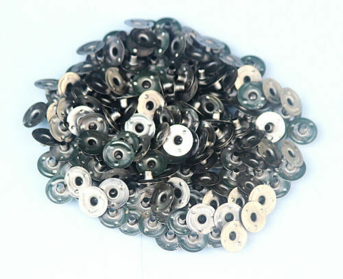 200pcs Candle Wick Metal Sustainer Wick Tabs Diameter 12mm x 3mm