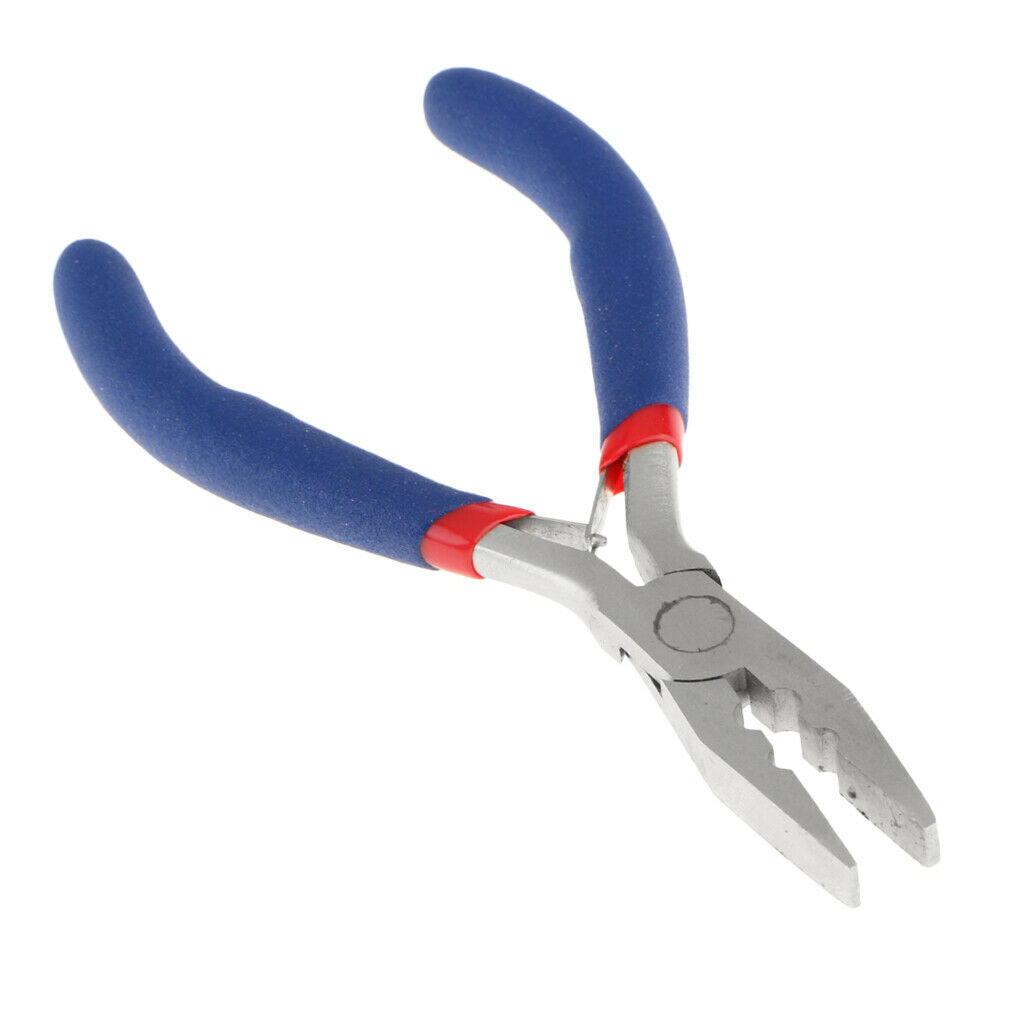 MagiDeal Micro Rings Tips Hair Extensions Plier for Fusion Glue Bond Removal