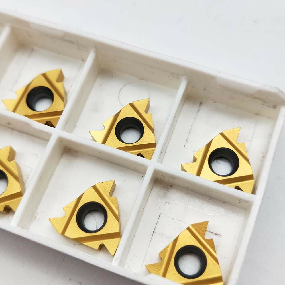 10pc 16ER AG60 LDC carbide inserts thread inserts for threading turning tool SER