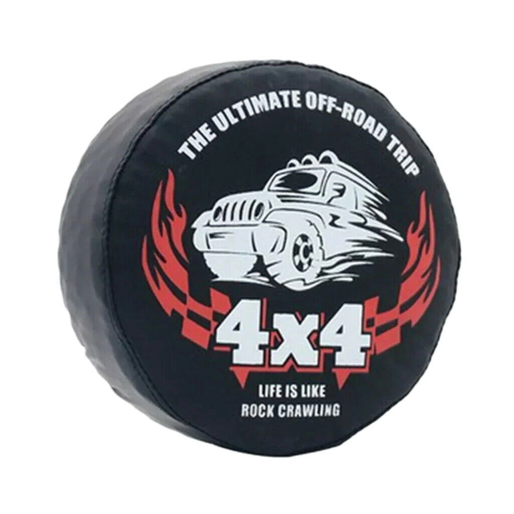 1/10 RC Car Tire Cover, PU Leather Spare Tires Cover for  TRX4 Wheel RC