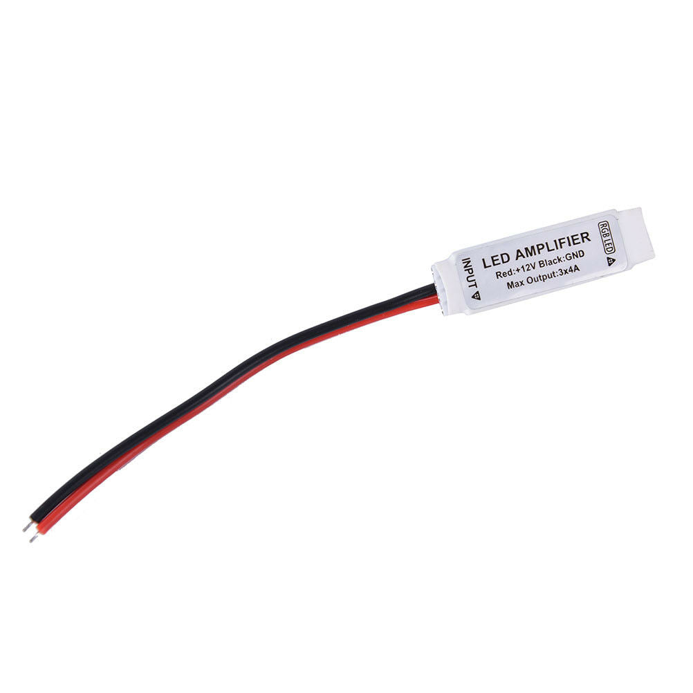 2pcs dc12v mini rgb led amplifier controller for smd 3528 5050 led strip .l8