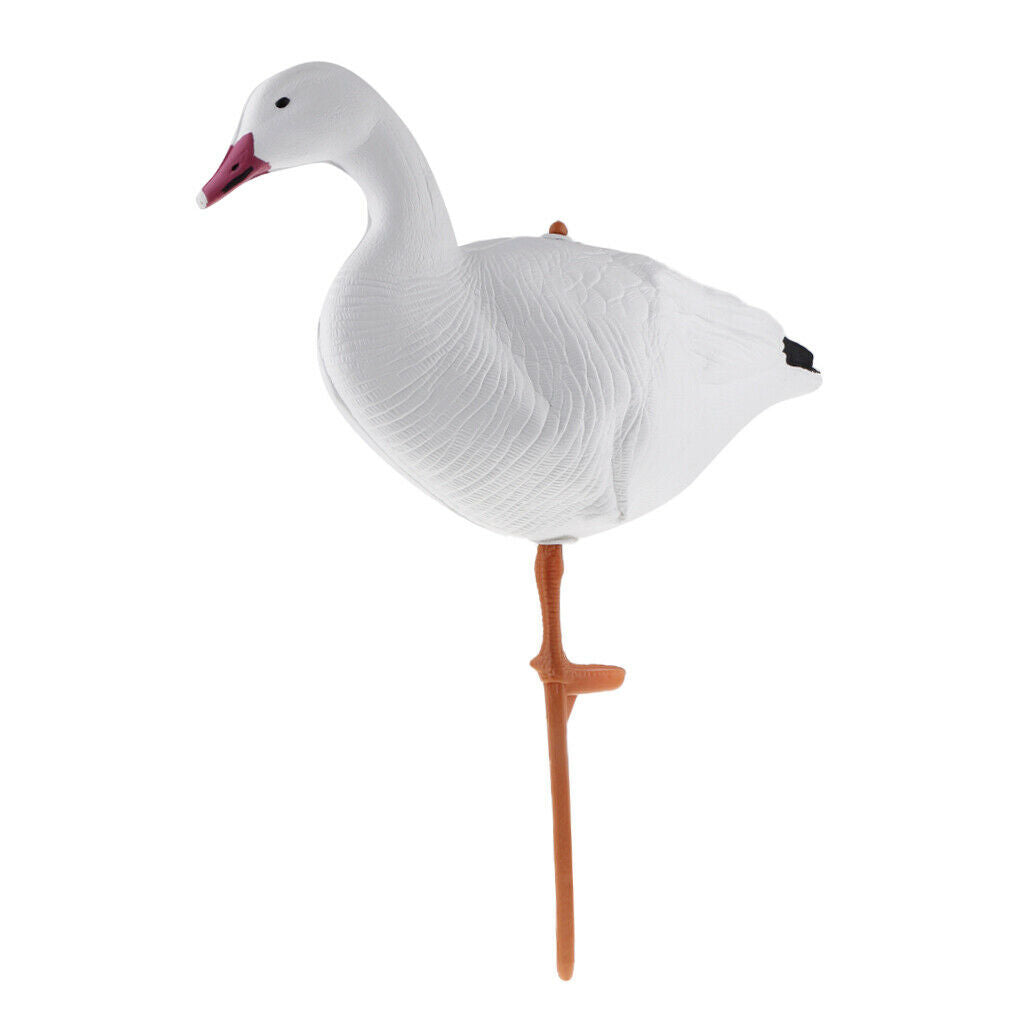 2pcs White Goose Decoy Hunting Shooting Garden