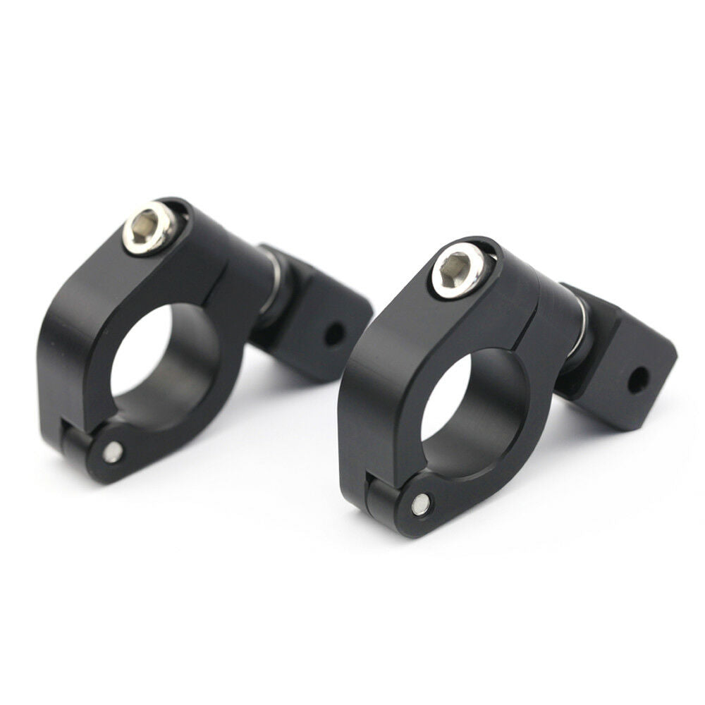 Front Driving Aux Lights Fog Lamp Supporter 25mm Bracket Motorcycle Universal