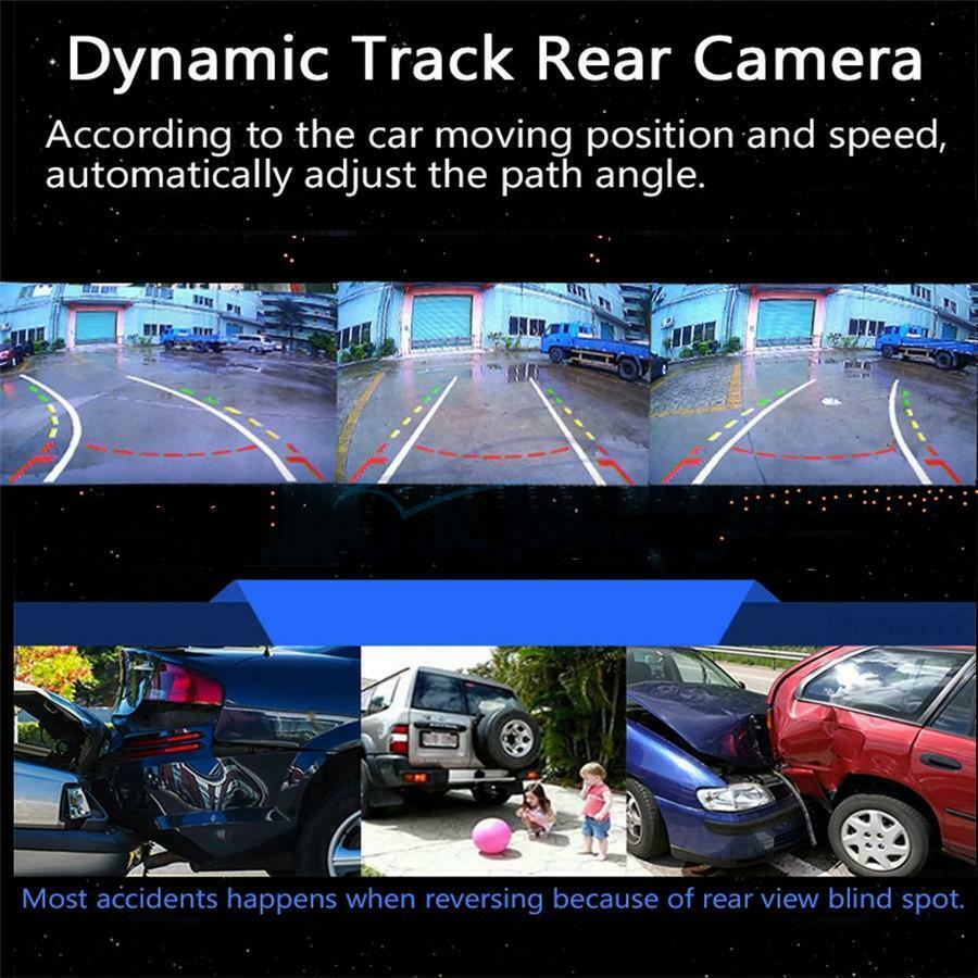 5 inch Car Monitor TFT LCD HD Reversing Waterproof + Small Butterfly Camera