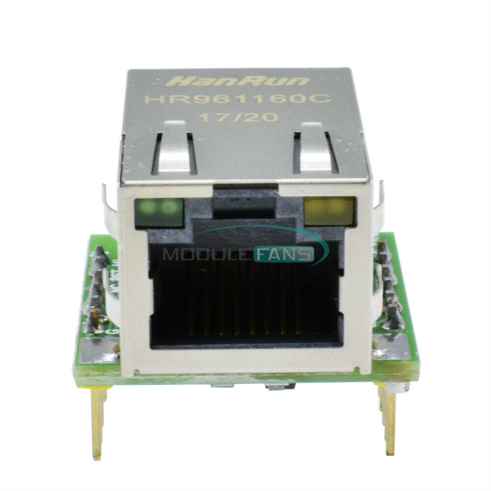 2PCS ENC28J60 W5500 Chip USR-ES1 SPI to LAN/ Ethernet Converter TCP/IP Module