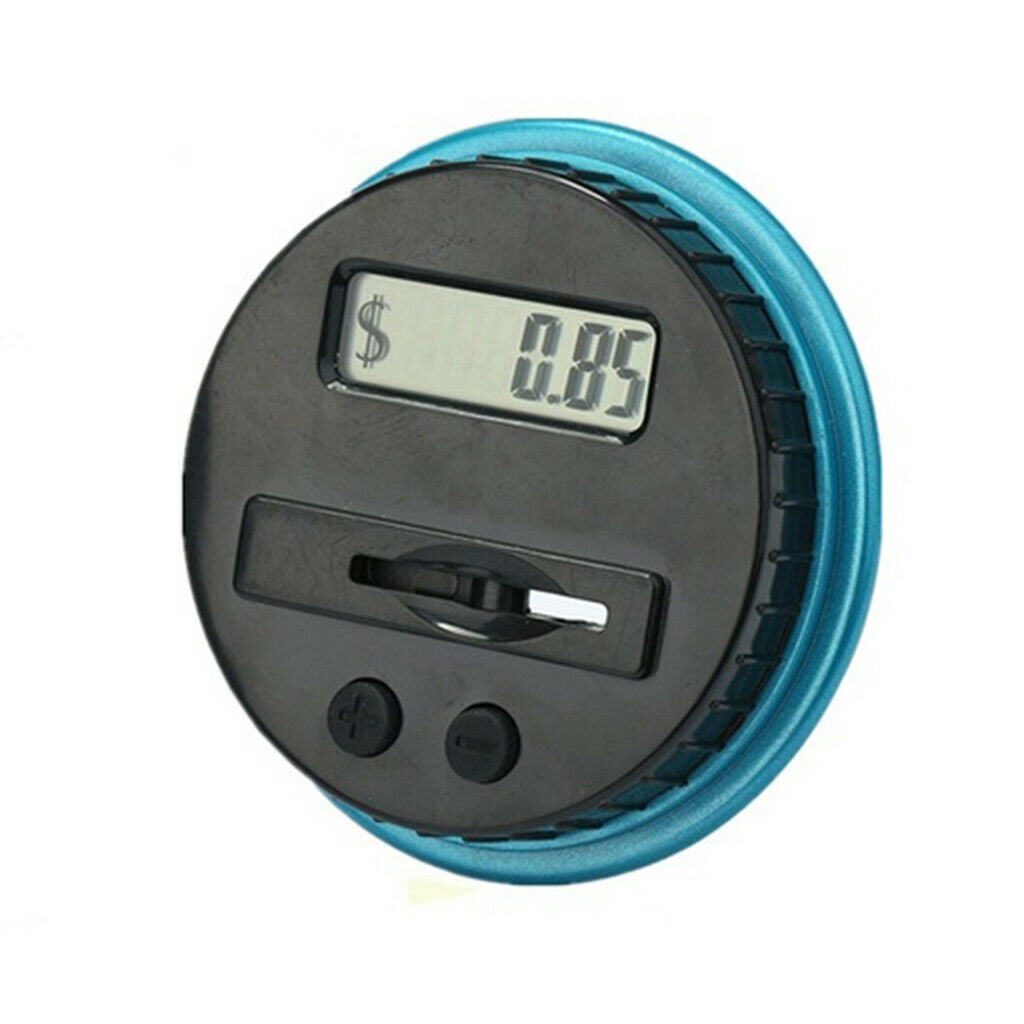 Coin Money Counter Jar Electronic Digital Sort with Gift Bag Kids Birthday