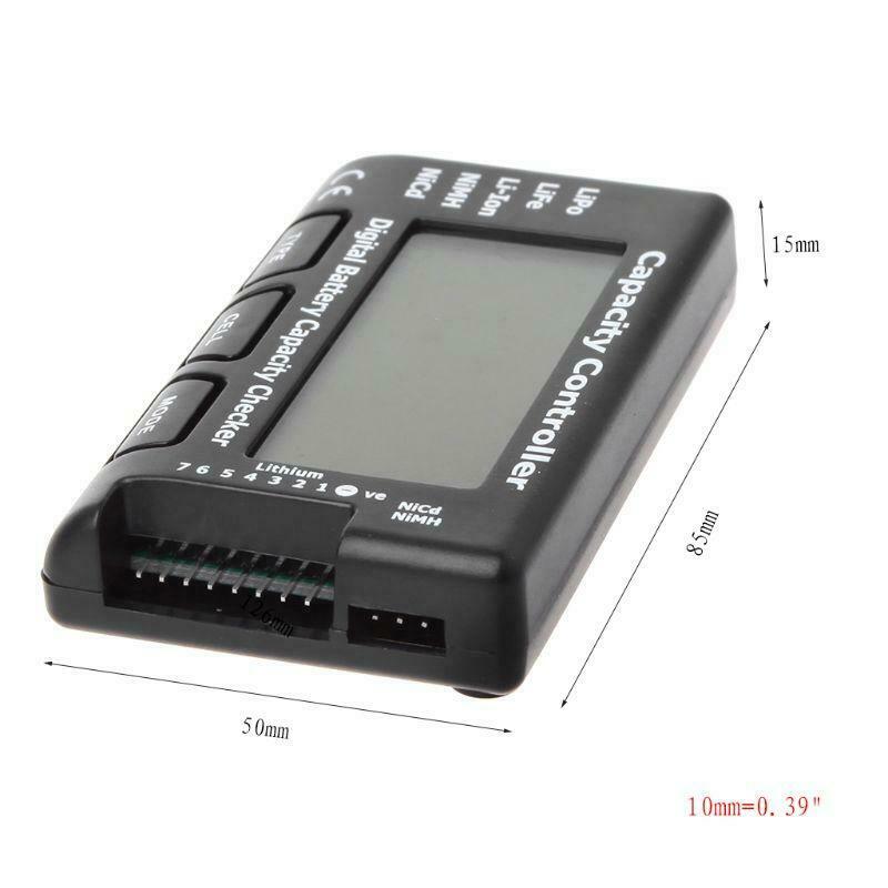 RC CellMeter-7 Digital Battery Capacity Checker For Nicd NiMH LiPo LiFe Li-ion