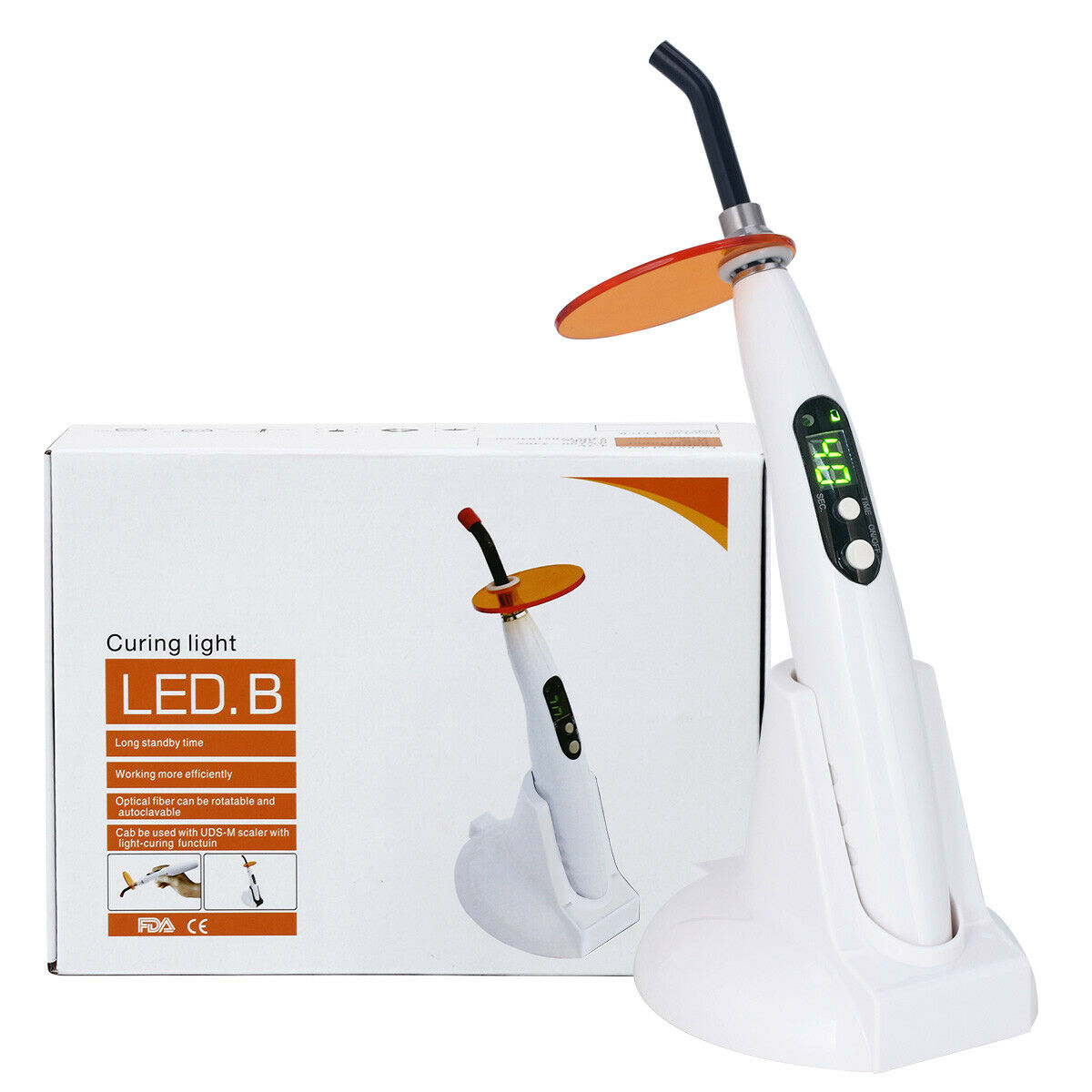 Woodpecker LED B Type Led Curing Light 1400mw/cm2 Wireless AZDENT