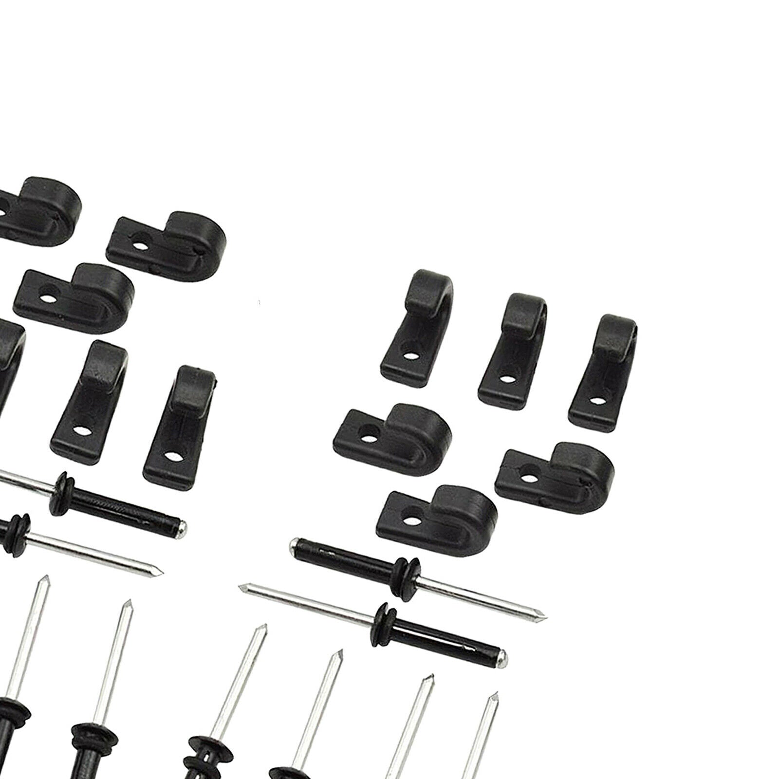 12pcs Hooks and 12pcs Rivets Adjustable Heavy Duty Kayak Canoe Car Roof Rack