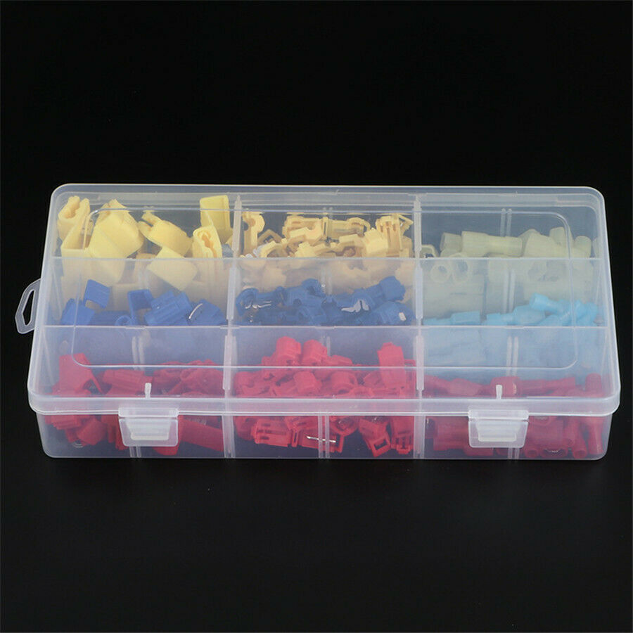 150 Pcs Insulated 0.5-6mm Quick Splice Wire Connector Crimp Terminals 22-10 AWG