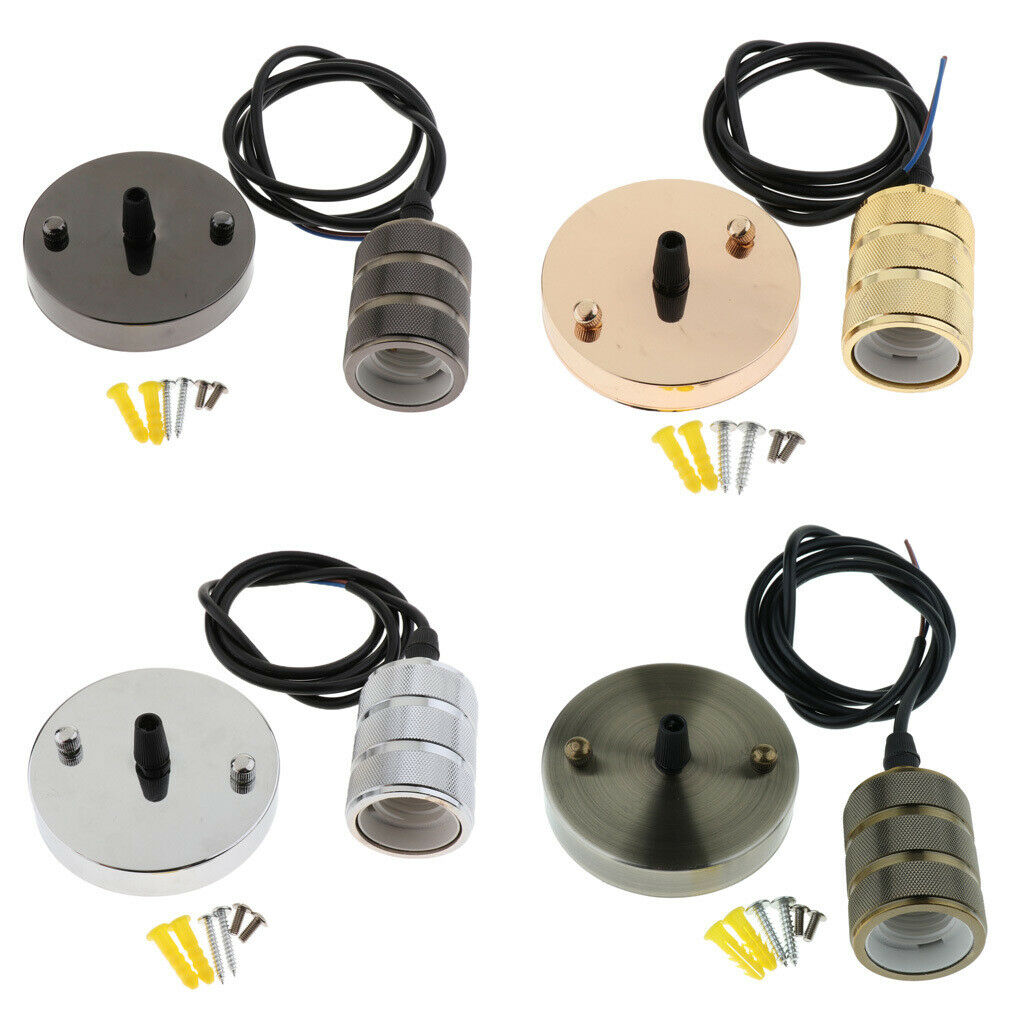 Pendant   Standard   E27   Light   Socket   with   Wire   Suction   Tray   01