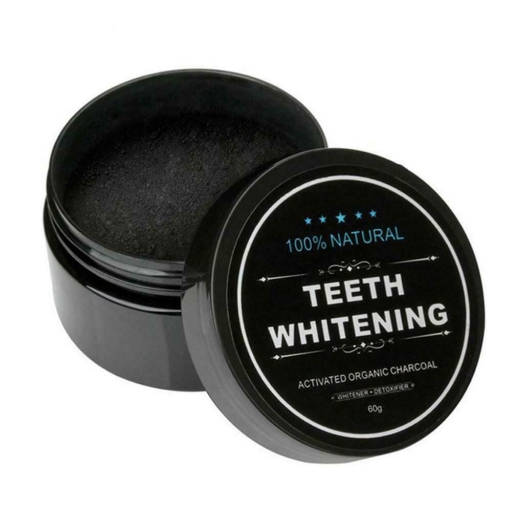 Activated Charcoal Powder Effectively Stains Remover Black Teeth Whitening