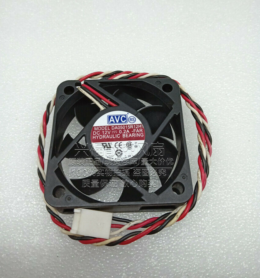 1PC new for AVC DA05015R12H 5015 12V 0.2A 3pin Cooling Cooling Fan