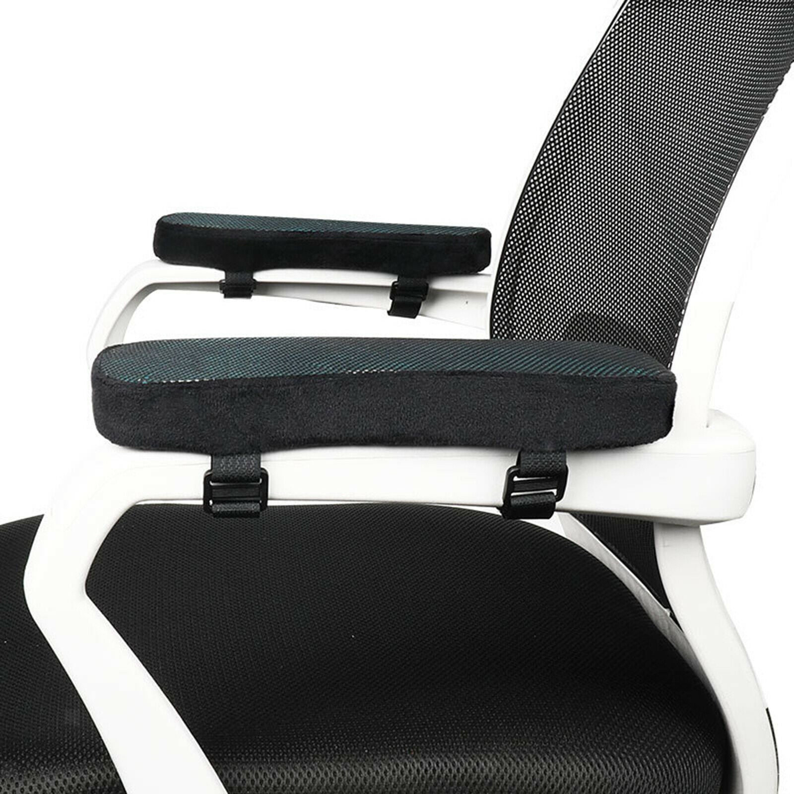 Gel Memory Foam Chair Armrest Cushion Pads Elbow Arm Rest Stress Relief