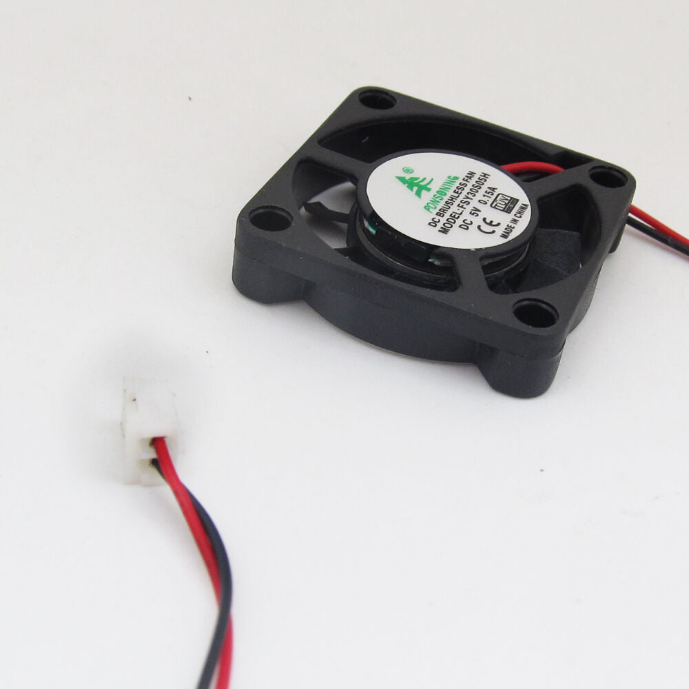 10pcs Brushless DC Cooling Fan 30x30x6mm 30mm 3006 5V 0.15A 2pin Connector
