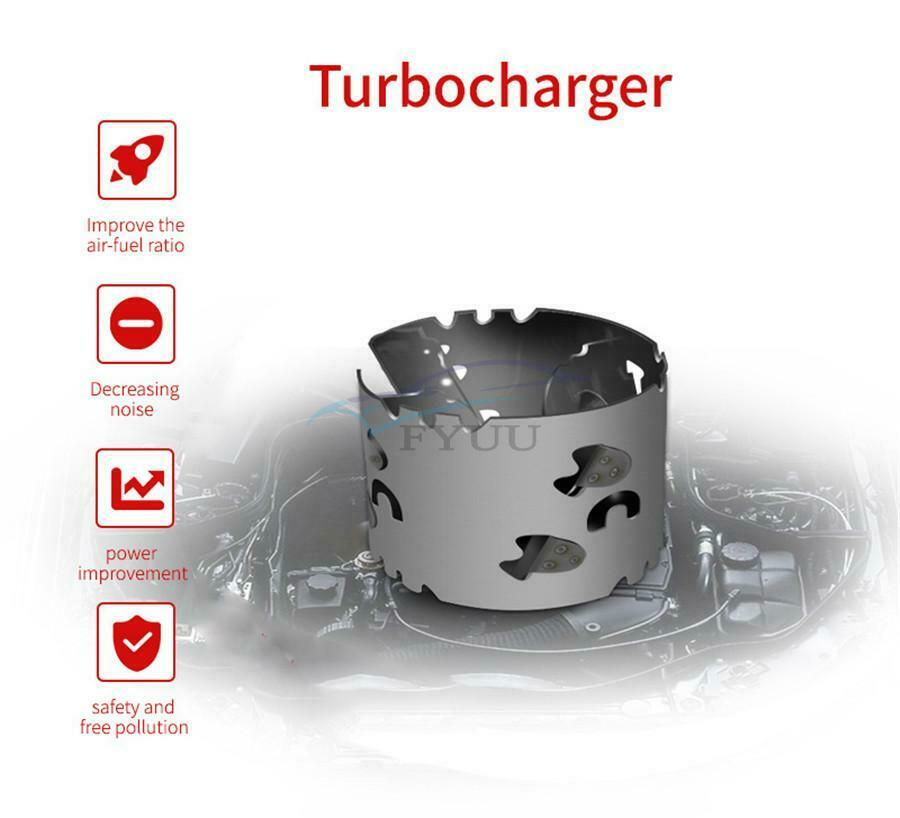 1PC 54-59MM Intake Air Fuel Economizer Power Mechanical Turbocharger Accelerator