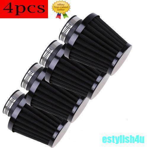 4PCS 54mm Air Filters Intake Pod Cleaner Fit For Suzuki GSXR1100 GSXR750 GSX600F