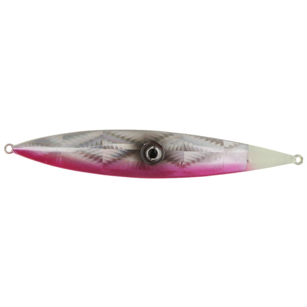 250g Heavy Fishing Lures Metal Bait Casting Lures Deep Spoon Bass Jig Purple