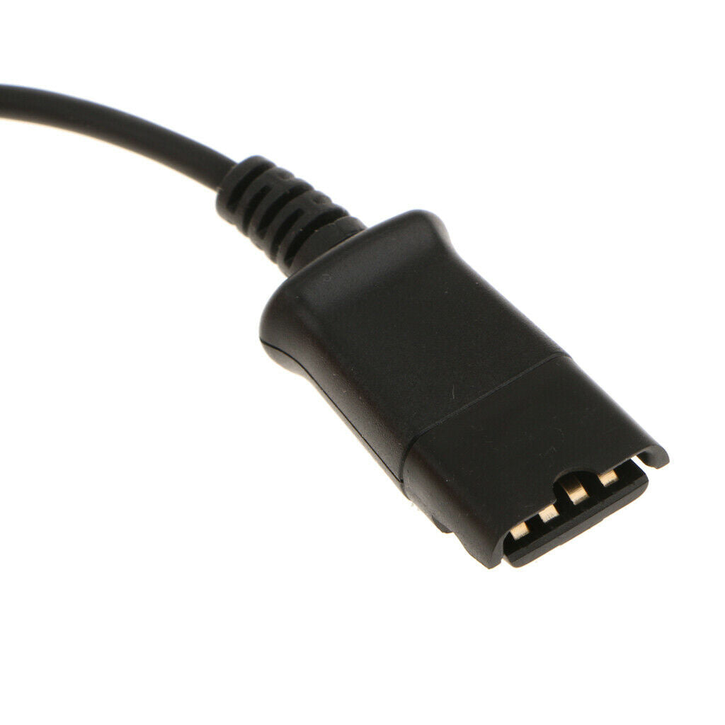 PC / Telephone Headset Adapter Cable RJ9 Male   to Plantronics Convertor