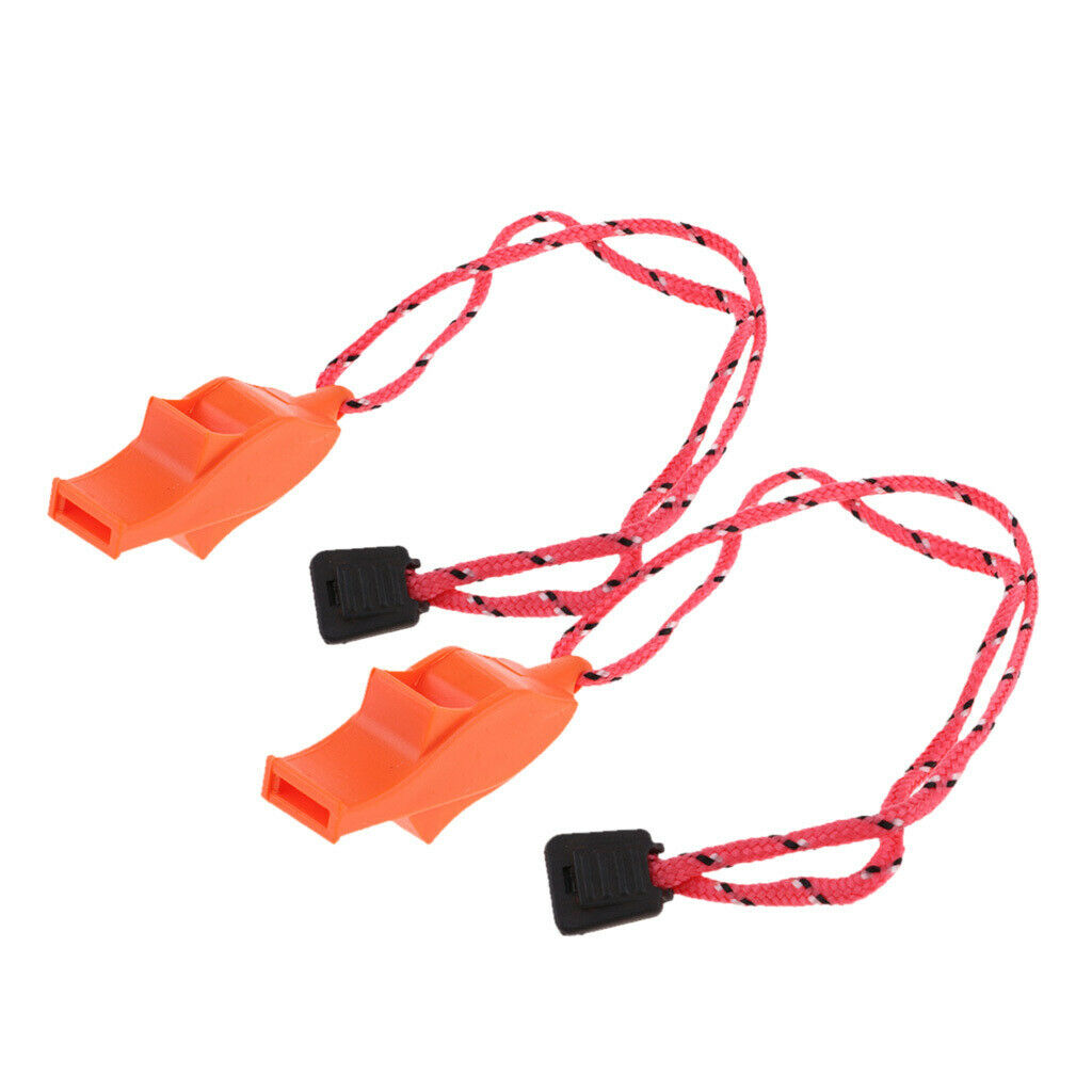 2Pcs High Decibel Climbing Whistle for Safety Hiking Signaling Dog Training
