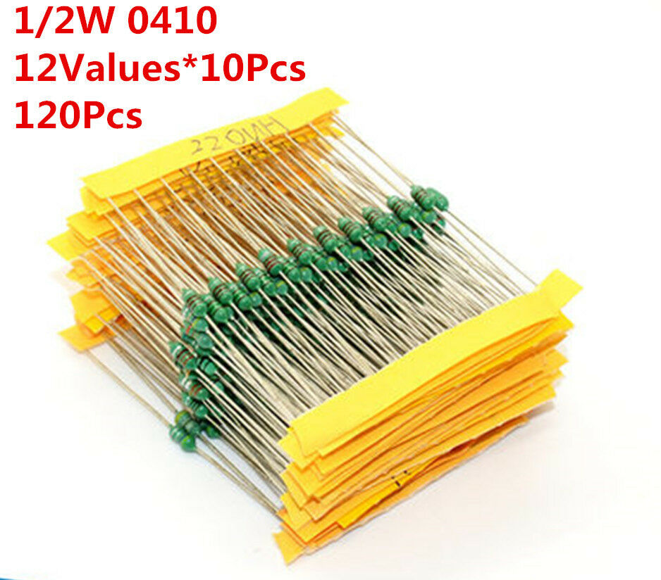 0410 (1uH - 1mH) 12 value 120pcs DIP Color Wheel Inductor Assorted Kit