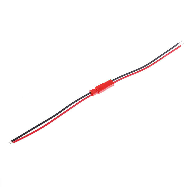 20pcs 2 Pin Connector Male Female JST Plug Cable 22 AWG Wire For RC Battery NC