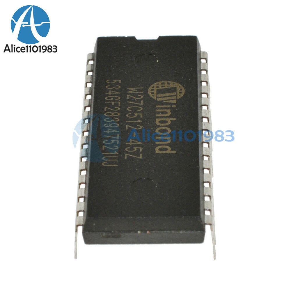 5PCS W27C512-45Z W27C512 DIP IC EEPROM 512KBIT 45NS Winbond EEPROMs