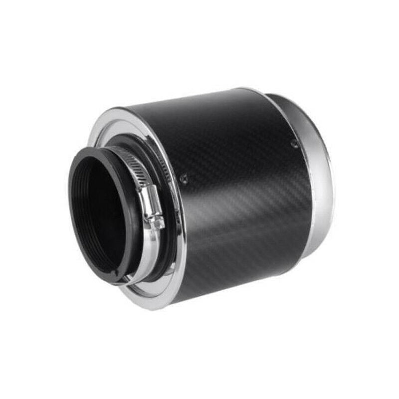 3" Inlet /5" Carbon Fiber Hi-Flow Air Filter For Cold Air/Short Ram Intake Solid
