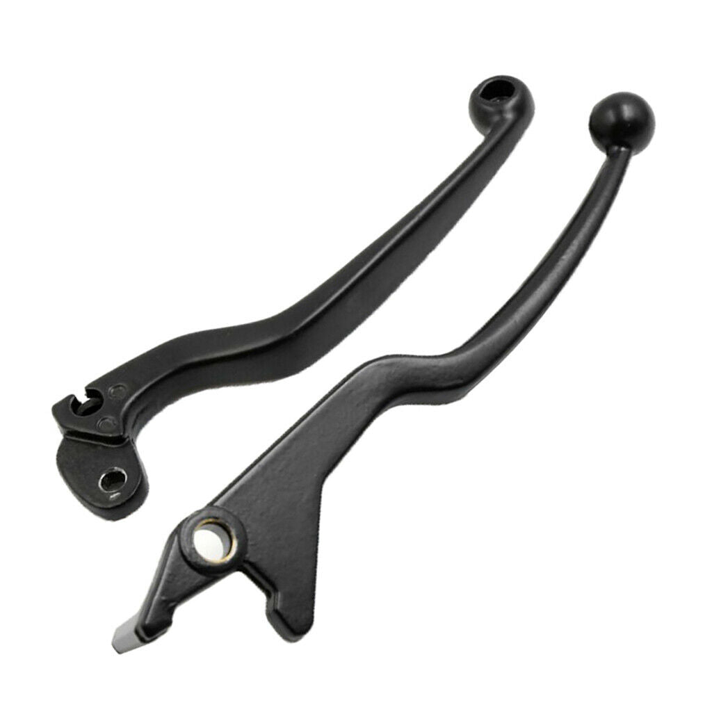 2pcs Handle Grip Metal Clutch Lever For for Suzuki Motor 125cc GN125 GS125 Black