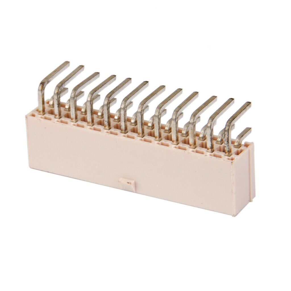1Pieec 24Pin Power Supply PCB Solder ATX L Angled Plug Connector
